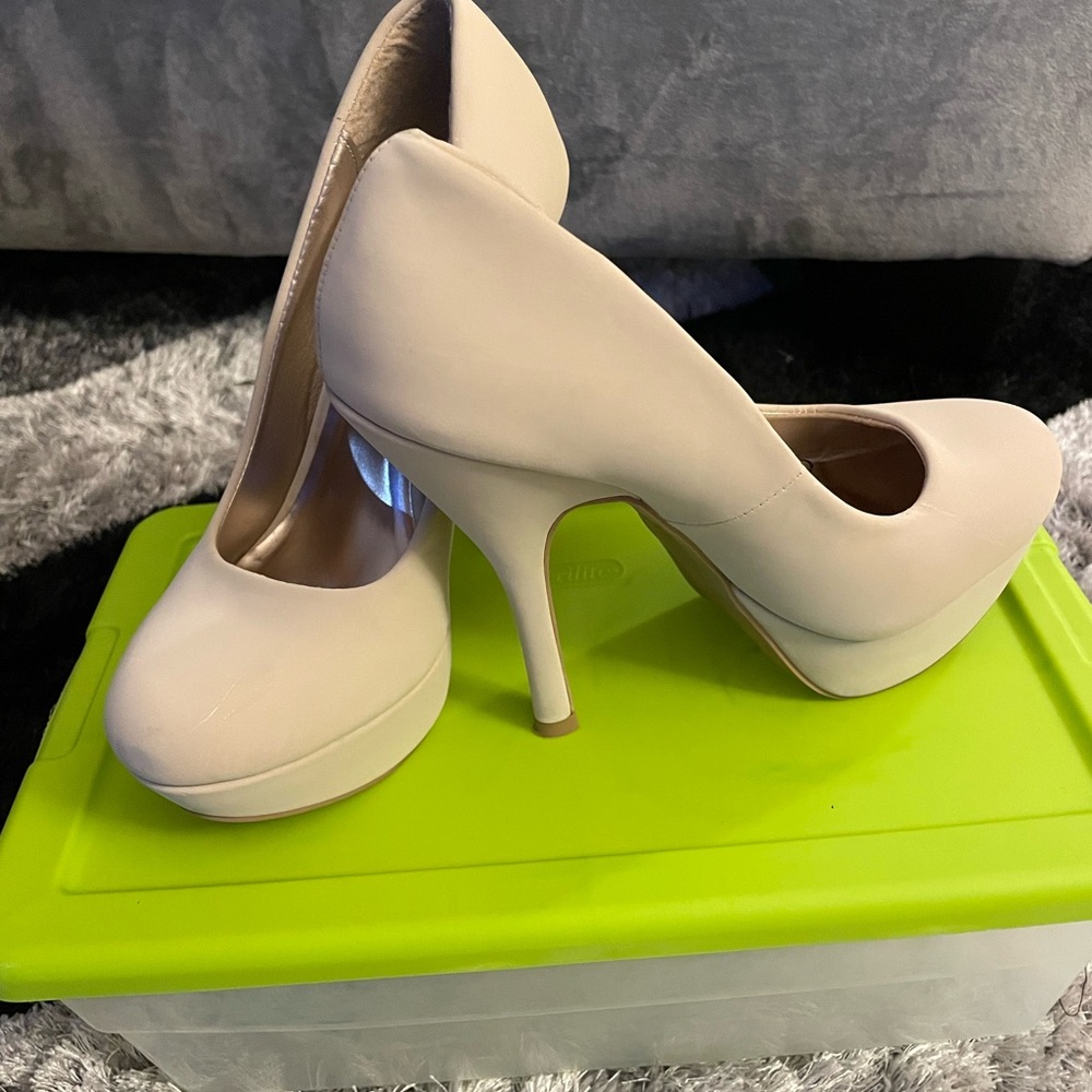 Suede Heel